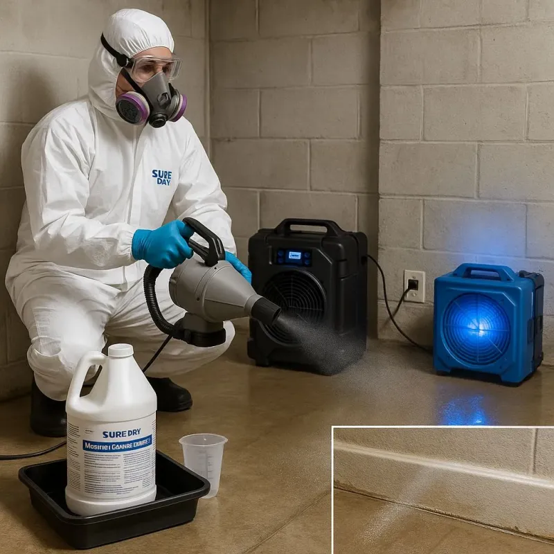Sanitization and Odor Removal process in Wilmington, NC